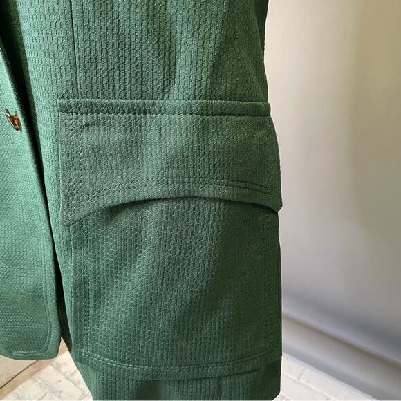 Vintage Blazer Green 46L Deadstock Romania 60s Beatles Double Knit Jacket RARE - Picture 13 of 15